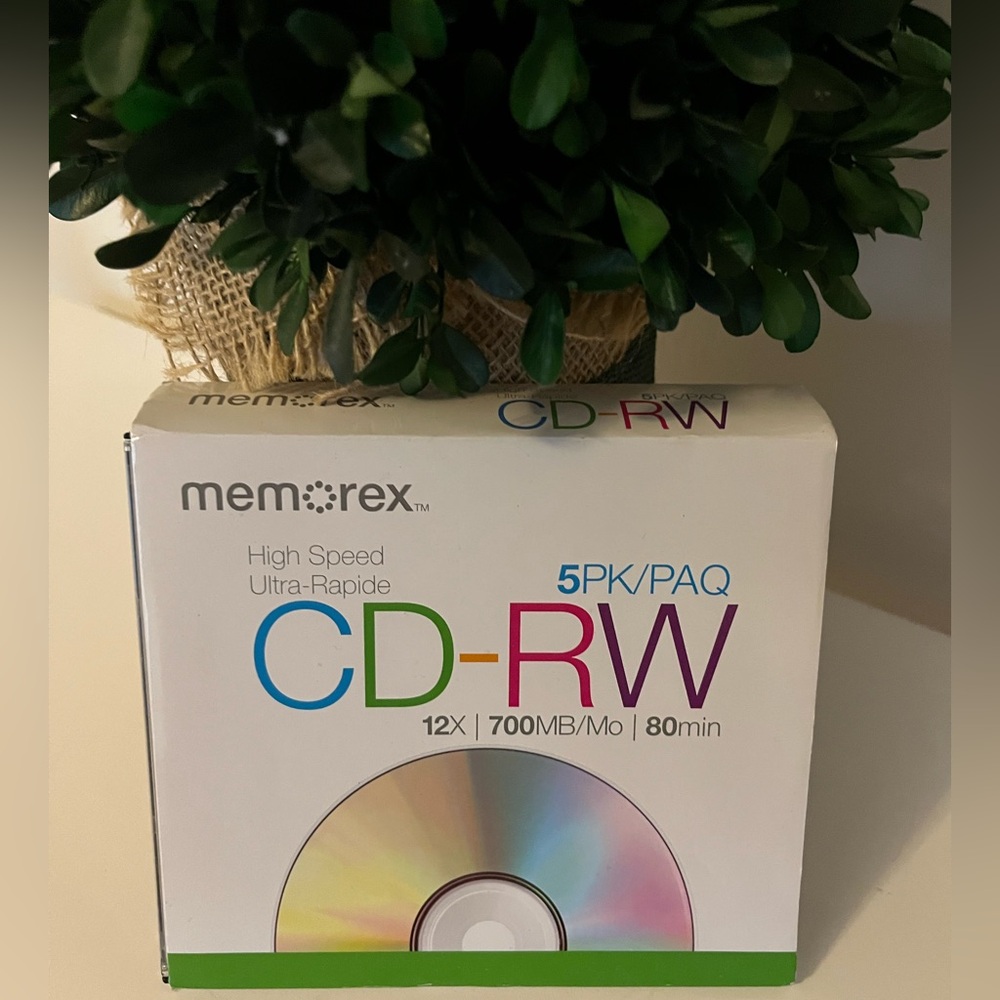 4pk blank Memorex CD